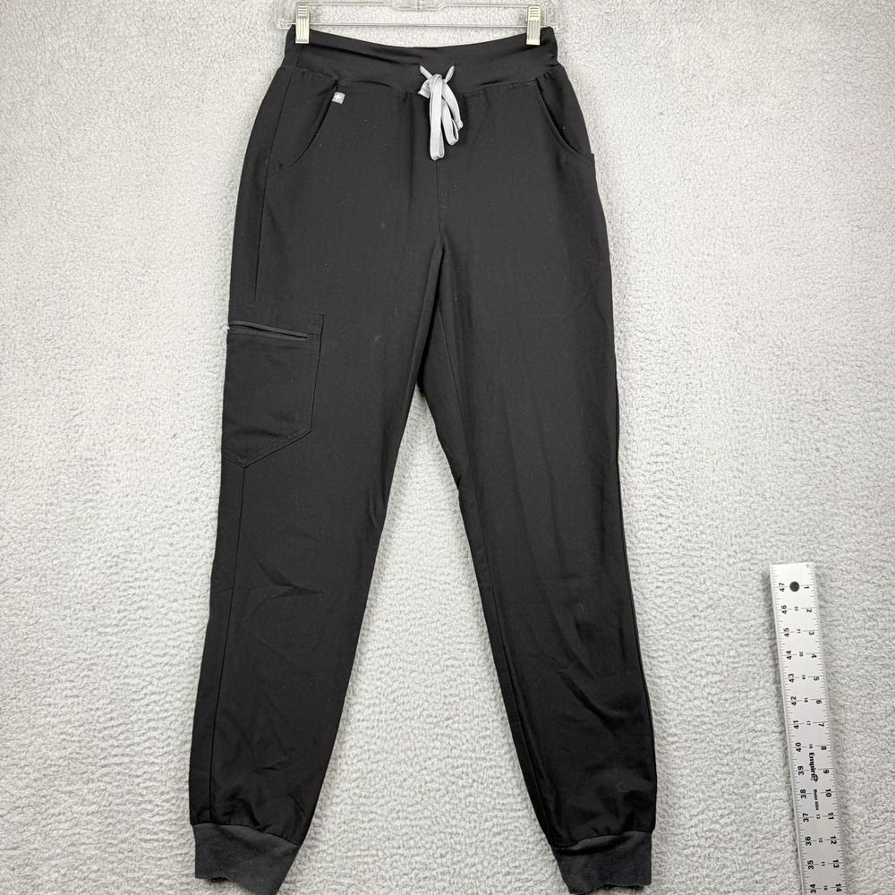 FIGS Black Scrub Pants Jogger Cargo Medicalโ Uniform Style W22SW2012